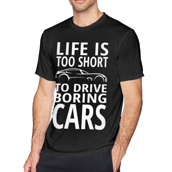 life is boring t shirt life is too short to drive boring cars t-shirt basic mens tee shirt fun short sleeve printed 4xl tshirt, White;black
life is boring t shirt life is too short to drive boring cars t-shirt basic mens tee shirt fun short sleeve printed 4xl tshirt, White;black
