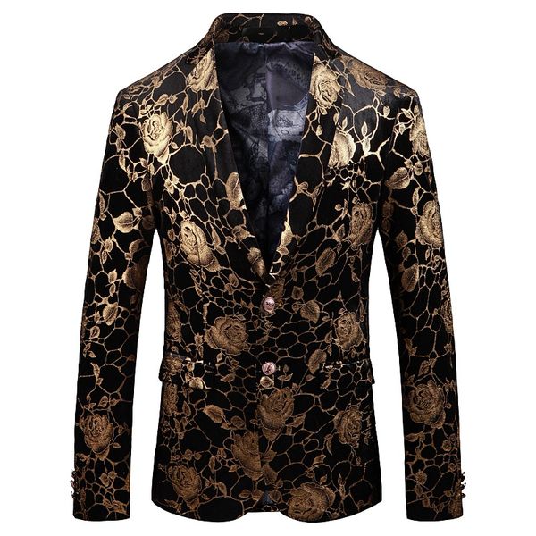 plus-sized men's wear slim fit small suit fashion printed single breasted stage wear men's suit jacket, White;black
plus-sized men's wear slim fit small suit fashion printed single breasted stage wear men's suit jacket, White;black