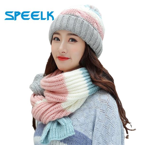 winter knit hat scarf two-piece women velvet beanies cap lady warm wool ball caps sweet cute knitted earmuffs hats female, Blue;gray
winter knit hat scarf two-piece women velvet beanies cap lady warm wool ball caps sweet cute knitted earmuffs hats female, Blue;gray