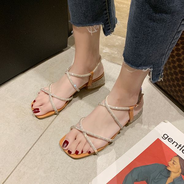 elegant cross band ankle buckle sandals women shoes summer office open toe low heels women shiny crystal heel sandals 2020, Black
elegant cross band ankle buckle sandals women shoes summer office open toe low heels women shiny crystal heel sandals 2020, Black