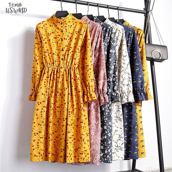corduroy butterfly sleeve print mid long dress women polyester vintage elastic waist dresses multicolor female fashion floral dress 2020, Black;gray
corduroy butterfly sleeve print mid long dress women polyester vintage elastic waist dresses multicolor female fashion floral dress 2020, Black;gray