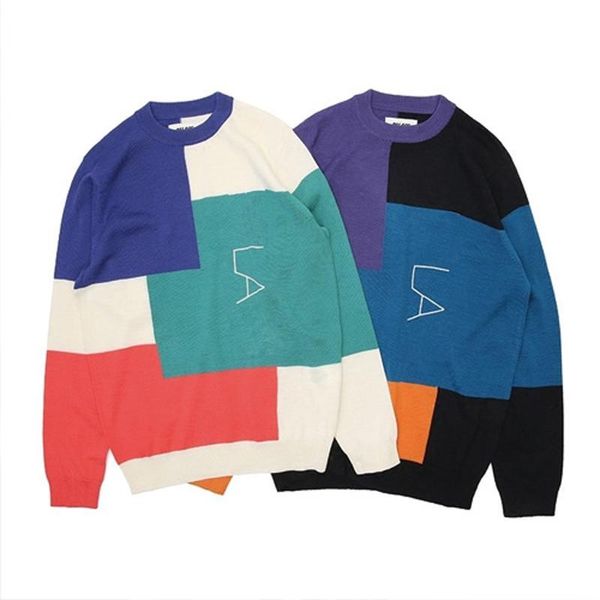 fashion- color stitching sweater warm knitted pullover long sleeve spring autumn simple sweater casual street sweater hfymmy007, White;black
fashion- color stitching sweater warm knitted pullover long sleeve spring autumn simple sweater casual street sweater hfymmy007, White;black