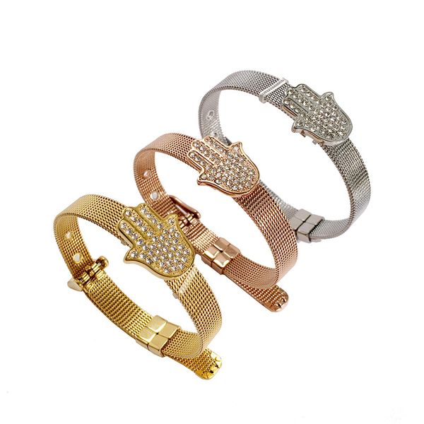 new fashion jewelry for women cuff bracelets zircon palm mesh watch chain bracelet love bangles bracelets for women jewelry, Black
new fashion jewelry for women cuff bracelets zircon palm mesh watch chain bracelet love bangles bracelets for women jewelry, Black