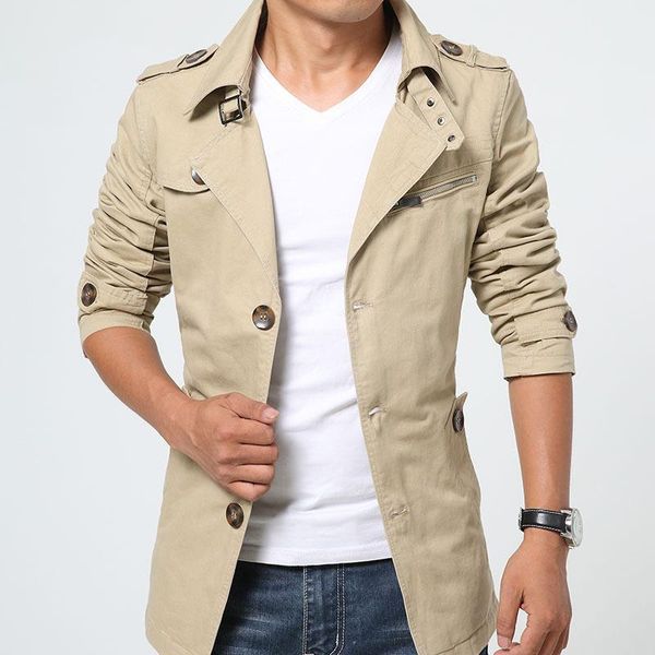 2019 autumn winter jacket men fashion classical coat large size -5xl simple gentleman urban style trench casual business jacket, Black;brown
2019 autumn winter jacket men fashion classical coat large size -5xl simple gentleman urban style trench casual business jacket, Black;brown