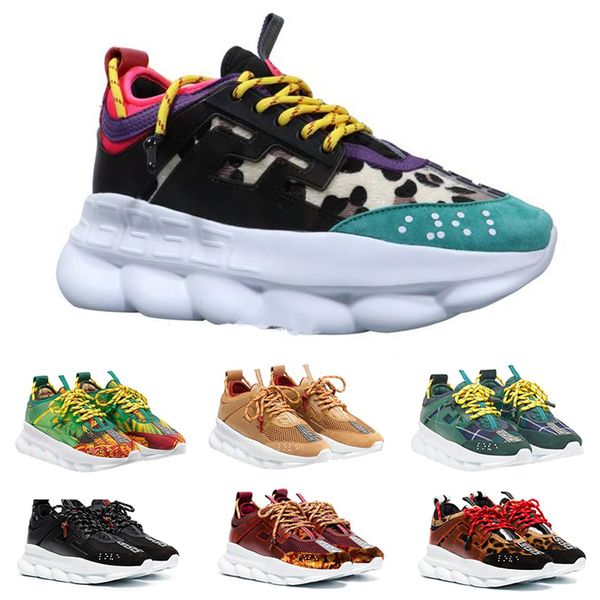 With Box and Dust Bag 2019 Chain Reaction Fashion Mens Womens Designer Casual Shoes Luxury Link-Embossed Ladies Designer Trainers Sneakers
With Box and Dust Bag 2019 Chain Reaction Fashion Mens Womens Designer Casual Shoes Luxury Link-Embossed Ladies Designer Trainers Sneakers