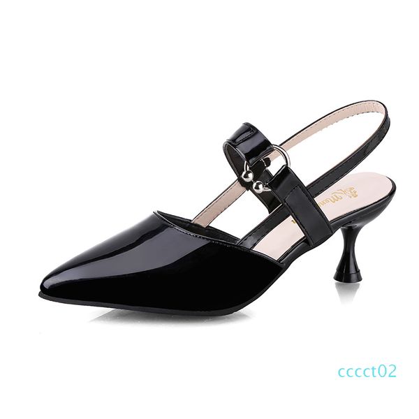 large back strap sandals women summer pointed middle heel wrap women comfortable roman sandals 2ct, Black
large back strap sandals women summer pointed middle heel wrap women comfortable roman sandals 2ct, Black