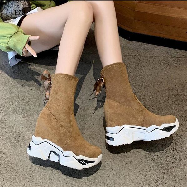 lzj women black and calf boots 2019 fashion spring autumn stretch boots lace up chunky high heels round head women shoes 35-39
lzj women black and calf boots 2019 fashion spring autumn stretch boots lace up chunky high heels round head women shoes 35-39