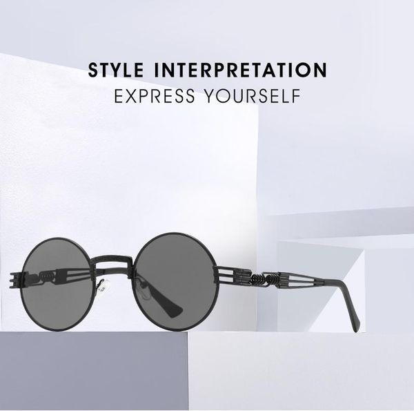 retro gothic steampunk style round sunglasses fashion men women brand designer round frame metal surround frame sunglasses nsqii
retro gothic steampunk style round sunglasses fashion men women brand designer round frame metal surround frame sunglasses nsqii