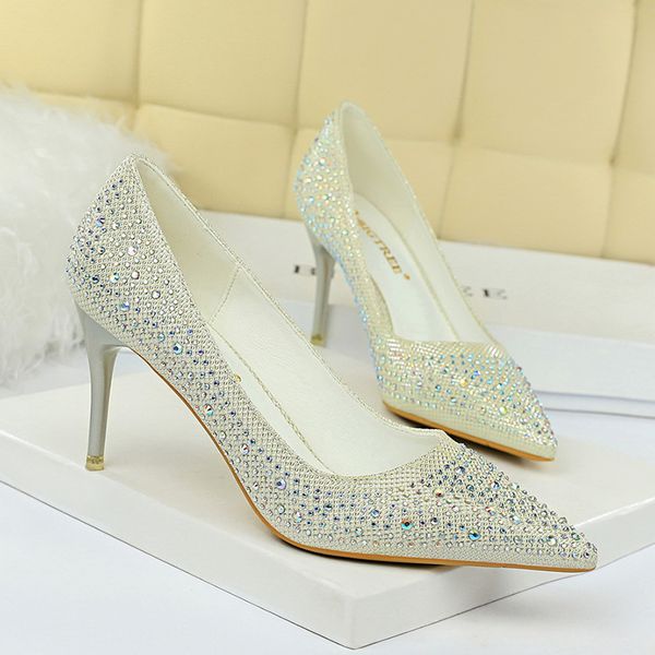 fahion new women pumps fashion high heels shoes sharp head paltform wedding plus size, Black
fahion new women pumps fashion high heels shoes sharp head paltform wedding plus size, Black