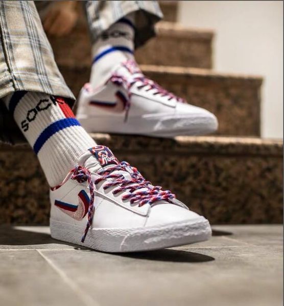 2019 parra sb blazers dunk low rainbow skateboard shoes cn4507-100 concepts blazer 3d og designer sports casual sneaker 3 colors 36-44, White;red
2019 parra sb blazers dunk low rainbow skateboard shoes cn4507-100 concepts blazer 3d og designer sports casual sneaker 3 colors 36-44, White;red