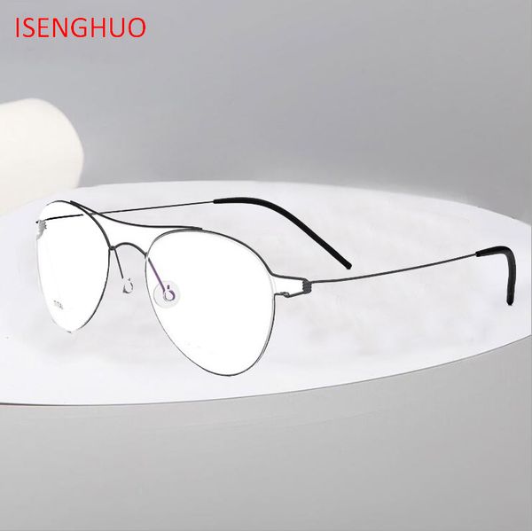 titanium alloy optical glasses frame men ultralight women aviation myopia prescription eyeglasses korea screwless eyewea, Black
titanium alloy optical glasses frame men ultralight women aviation myopia prescription eyeglasses korea screwless eyewea, Black