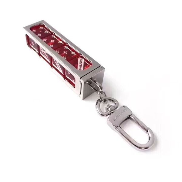 fashion 2020 new luxury letter key chain dice combination men women metal keychain party gift design car key brand key holder with gift box, Silver
fashion 2020 new luxury letter key chain dice combination men women metal keychain party gift design car key brand key holder with gift box, Silver