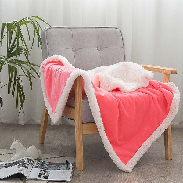 120*150cm colorful winter double layers blanket sofa bed couch soft thick throw blanket new
120*150cm colorful winter double layers blanket sofa bed couch soft thick throw blanket new