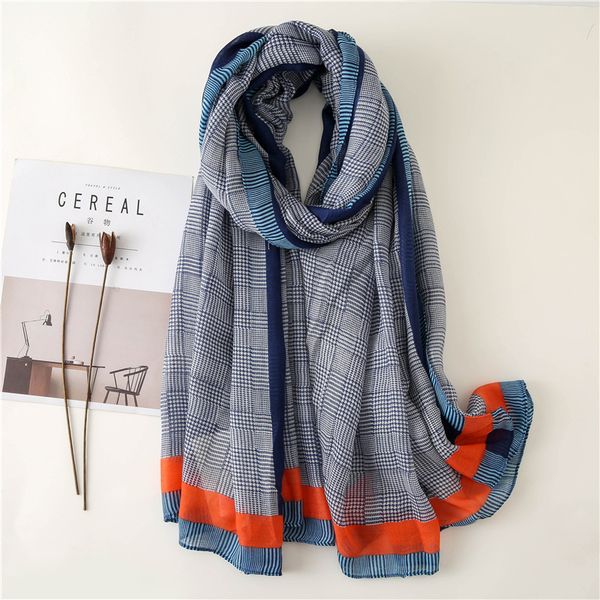 fashion cotton women long scarf fashion spring 2019 new acrylic big summer sunscreen wraps lady's autumn tassels shawls 180*90cm, Blue;gray
fashion cotton women long scarf fashion spring 2019 new acrylic big summer sunscreen wraps lady's autumn tassels shawls 180*90cm, Blue;gray