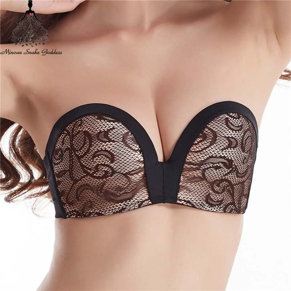 bras strapless for women underwear invisible bralette bh lingerie push up brassiere wedding backless bra wire free, Red;black
bras strapless for women underwear invisible bralette bh lingerie push up brassiere wedding backless bra wire free, Red;black