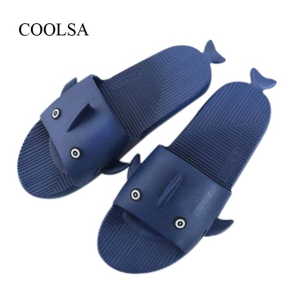 coolsa men's summer beach flip flops indoor non-slip bathroom home slippers cute whale animal slippers men slides flat sandals, Blue;gray
coolsa men's summer beach flip flops indoor non-slip bathroom home slippers cute whale animal slippers men slides flat sandals, Blue;gray