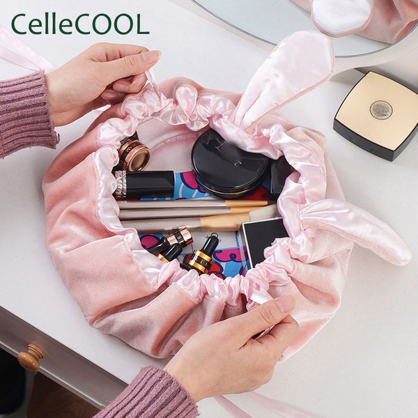 2020 new ladies cosmetic bag hand carry ears velvet cosmetic storage bag travel portable drawstring toiletry
2020 new ladies cosmetic bag hand carry ears velvet cosmetic storage bag travel portable drawstring toiletry