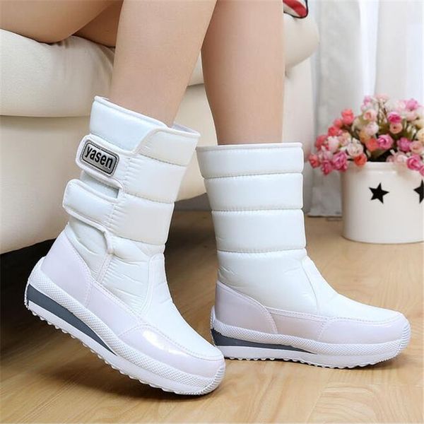 women winter snow boots platform thick plush warm non-slip waterproof shoes shins high female boots botas mujer, Black
women winter snow boots platform thick plush warm non-slip waterproof shoes shins high female boots botas mujer, Black