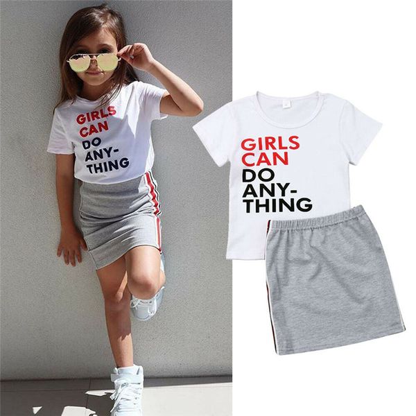 baby girl clothes 2020 toddler baby kids girls short sleeve letter print mini skirts casual summer outfit set, White
baby girl clothes 2020 toddler baby kids girls short sleeve letter print mini skirts casual summer outfit set, White