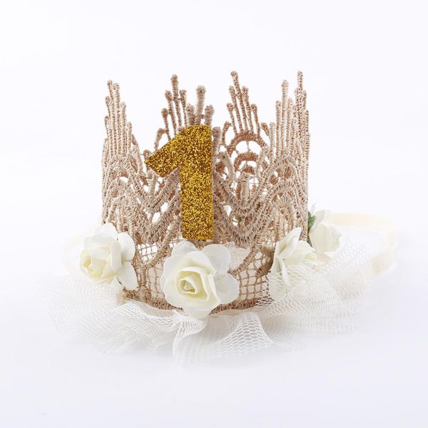 kids birthday party hat for 1 year old newborn birthday cute cap lace flowers crown creative girl party hair accessories
kids birthday party hat for 1 year old newborn birthday cute cap lace flowers crown creative girl party hair accessories