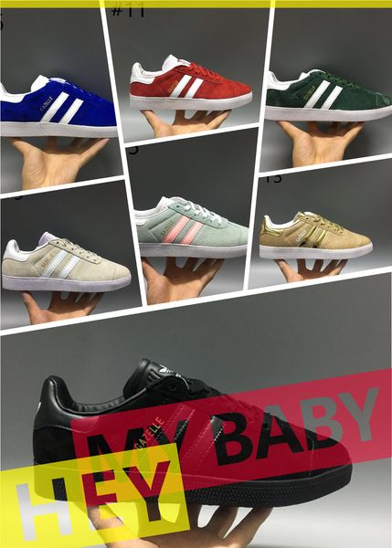 Top Quality 2019 Men Women Casual Suede Gazelle Black Grey Red Yellow Lightweight Walking Hiking Shoes 36-45
Top Quality 2019 Men Women Casual Suede Gazelle Black Grey Red Yellow Lightweight Walking Hiking Shoes 36-45