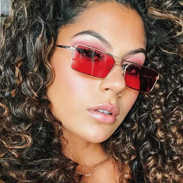 retro rectangle sunglasses women brand designer metal frame double bridge small sun glasses female male red shades oculos uv400, White;black
retro rectangle sunglasses women brand designer metal frame double bridge small sun glasses female male red shades oculos uv400, White;black