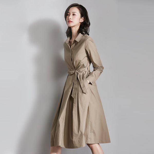 heliar buttoned up high street dress women long sleeve street dress with belts 2020 spring summer for women, Black;gray
heliar buttoned up high street dress women long sleeve street dress with belts 2020 spring summer for women, Black;gray