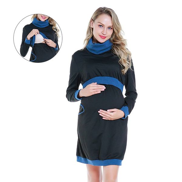 color hooded home casual winter womens maternity nursing breastfeeding sweatshirt long sleeve for pregnant women, White
color hooded home casual winter womens maternity nursing breastfeeding sweatshirt long sleeve for pregnant women, White