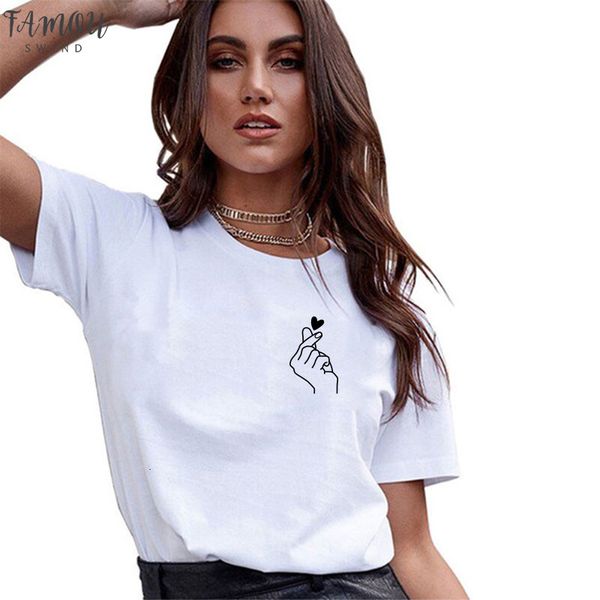 small print victory heart cute tshirts women 2020 summer short sleeve polyester slim fit tees casual gift 90s tees, White
small print victory heart cute tshirts women 2020 summer short sleeve polyester slim fit tees casual gift 90s tees, White