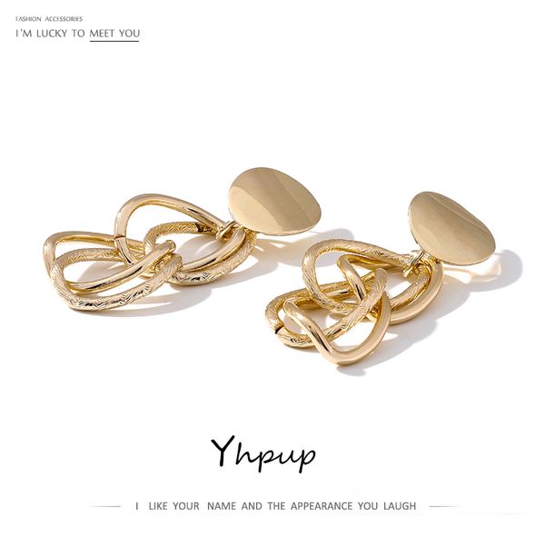 yhpup vintage metal gold dangle earrings korean minimalist hollow geometric copper kolczyki earrings female party jewelry gift, Silver
yhpup vintage metal gold dangle earrings korean minimalist hollow geometric copper kolczyki earrings female party jewelry gift, Silver