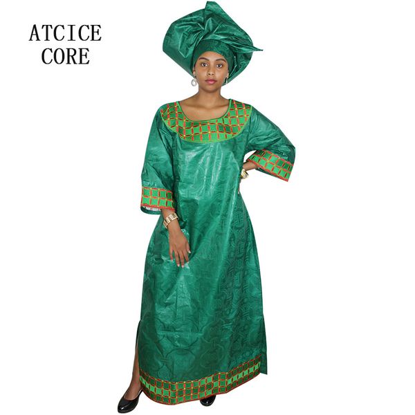 different color 100% cotton african dresses for women new african bazin embroidery long dress with scarf a217, Red
different color 100% cotton african dresses for women new african bazin embroidery long dress with scarf a217, Red