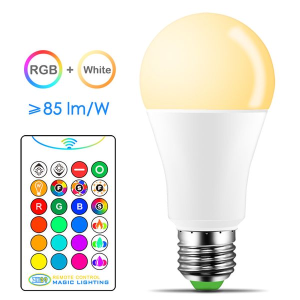 magic rgb led light bulb ac85-265v smart lighting lamp color change dimmable with ir remote controller 5w 10w 15w smart bulb 
magic rgb led light bulb ac85-265v smart lighting lamp color change dimmable with ir remote controller 5w 10w 15w smart bulb