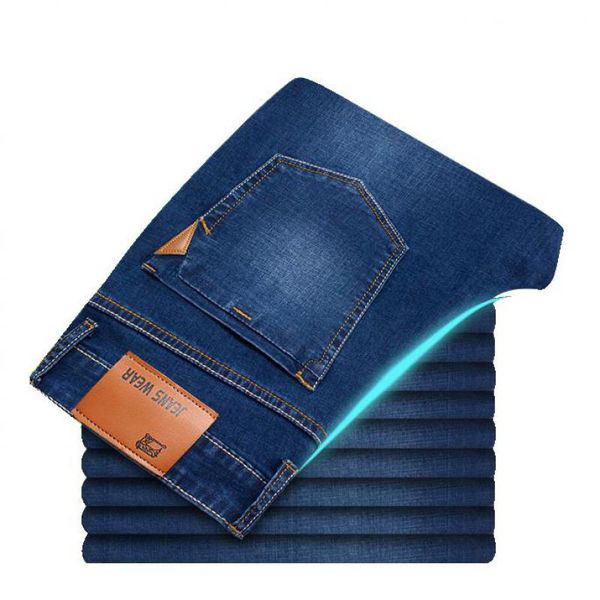 2019 summer new men's thin light jeans professional jeans store men classic original distressed 100% cotton, Blue
2019 summer new men's thin light jeans professional jeans store men classic original distressed 100% cotton, Blue