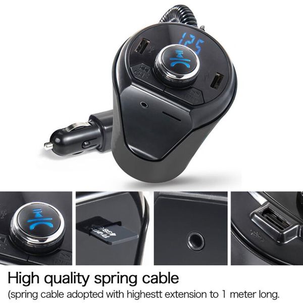 wireless bluetooth fm transmitter mp3 radio aux bluetooth adapter car kit 5v 2.1a usb charger 7.8*9.9cm
wireless bluetooth fm transmitter mp3 radio aux bluetooth adapter car kit 5v 2.1a usb charger 7.8*9.9cm