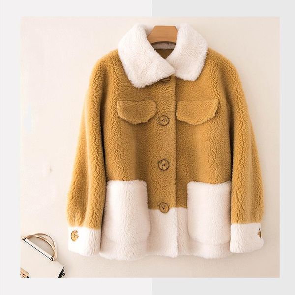 женские подлинные меховые пальто 2019 новый большой бархат композитный мех один ягненок ягненок овцы стрижка куртка женское пальто, Black
женские подлинные меховые пальто 2019 новый большой бархат композитный мех один ягненок ягненок овцы стрижка куртка женское пальто, Black