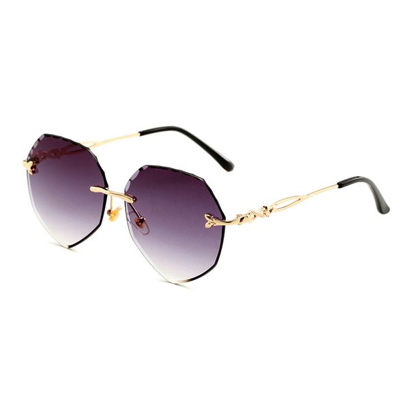 woman glasses brand designer frameless sunglasses uv400 outdoor clear visual trimming fashion hd lens, White;black
woman glasses brand designer frameless sunglasses uv400 outdoor clear visual trimming fashion hd lens, White;black