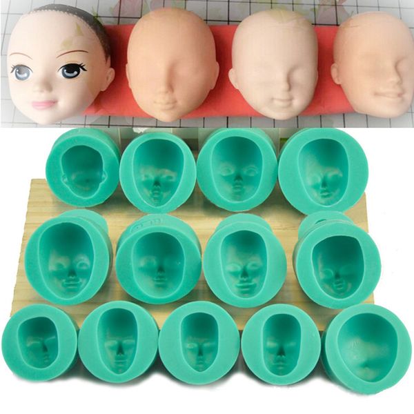 13 pcs reusable silicone face fondant cake molds cupcake soap handmade diy tool muffin baking nonstick home kitchen dining accessories
13 pcs reusable silicone face fondant cake molds cupcake soap handmade diy tool muffin baking nonstick home kitchen dining accessories