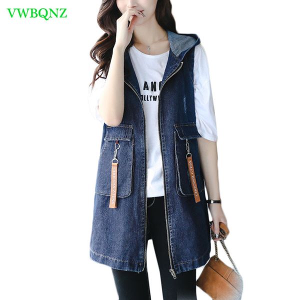 spring autumn embroidery denim vest women loose long jeans horse clips women's fashion hooded plus size denim jacket cool a370, Black;white
spring autumn embroidery denim vest women loose long jeans horse clips women's fashion hooded plus size denim jacket cool a370, Black;white