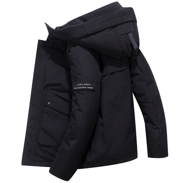 down jacket men's new style korean-style fashion thick workwear handsome winter 80% white duck down coat casual warm coat men's, Black
down jacket men's new style korean-style fashion thick workwear handsome winter 80% white duck down coat casual warm coat men's, Black