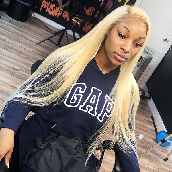full lace straight remy indian hair wig 150% density pre plucked 613 platinum blonde color human hair wig with baby hair, Black
full lace straight remy indian hair wig 150% density pre plucked 613 platinum blonde color human hair wig with baby hair, Black