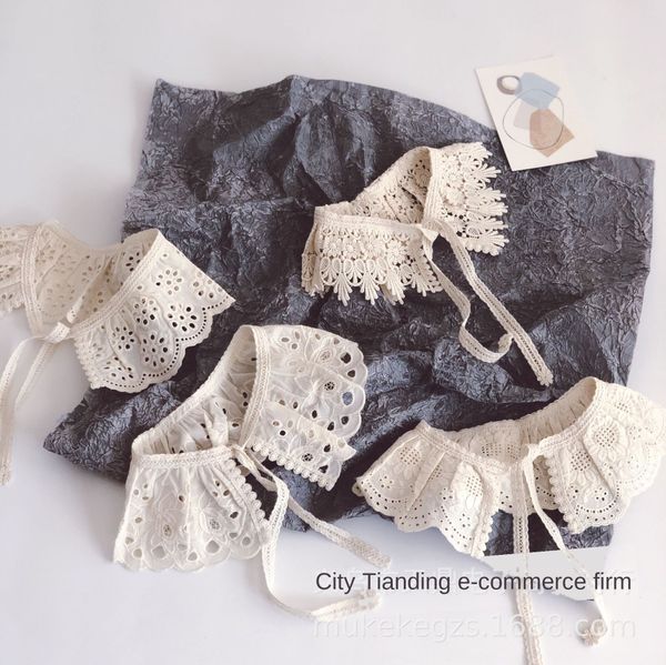 tianding mori series hipster children's lace scarf cute baby girl's lace small scarf small collar bow tie, Red;brown
tianding mori series hipster children's lace scarf cute baby girl's lace small scarf small collar bow tie, Red;brown