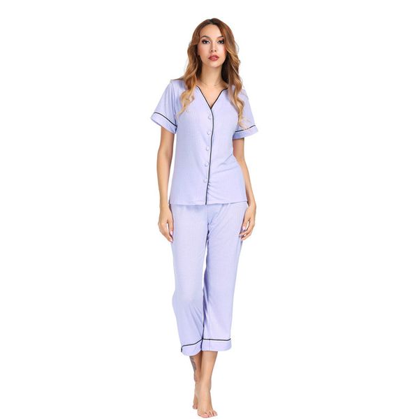 spring summer girls pajama set women home clothes short sleeve pant suits casual homewear two-piece suit v neck female loose hot, Blue;gray
spring summer girls pajama set women home clothes short sleeve pant suits casual homewear two-piece suit v neck female loose hot, Blue;gray