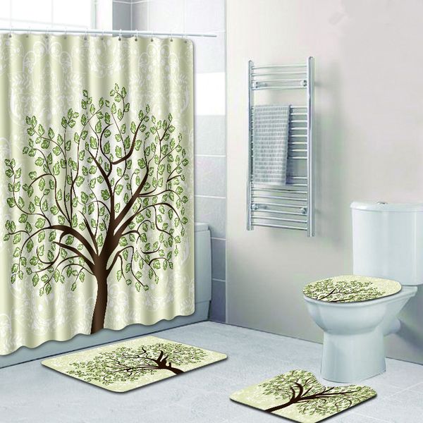 zeegle printed shower curtain with bath mat set toilet u type mat microfiber soft floor rug toilet foot rug entrance doormat
zeegle printed shower curtain with bath mat set toilet u type mat microfiber soft floor rug toilet foot rug entrance doormat