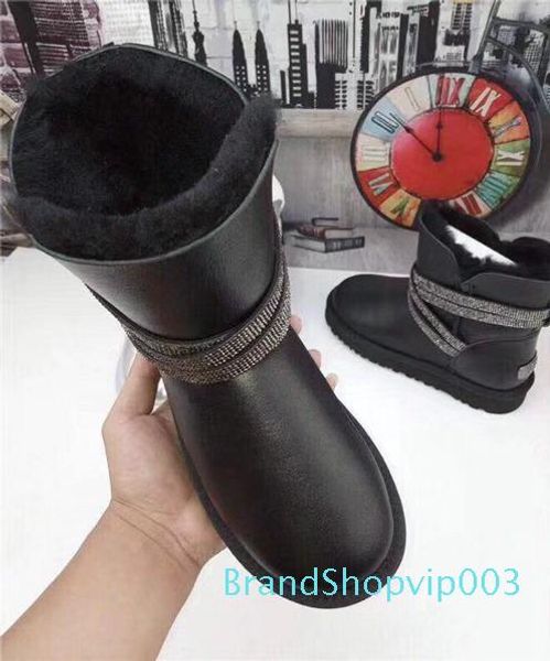 ang new winter snow women boots leather brand design ankle boots boots elastic shoes woman solid rubber waterproof flats, Black
ang new winter snow women boots leather brand design ankle boots boots elastic shoes woman solid rubber waterproof flats, Black