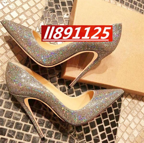 fashion women shoes glitter sequined point toe thin heels high heels pumps stilettos shoes for women 120mm, Black
fashion women shoes glitter sequined point toe thin heels high heels pumps stilettos shoes for women 120mm, Black