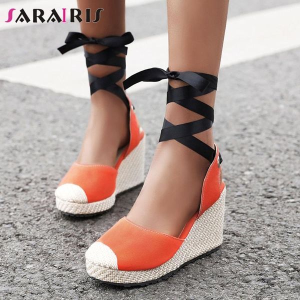 sarairis holiday party round toe ladies casual mixed color sandals sandals women platform high wedges ankle strap shoes woman, Black 
sarairis holiday party round toe ladies casual mixed color sandals sandals women platform high wedges ankle strap shoes woman, Black