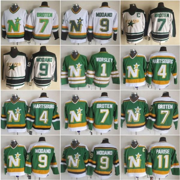 vintage ccm minnesota north stars ice hockey jerseys 1 gump worsley 9 mike modano 7 neal broten 11 jp parise 4 craig hartsburg jerseys green, Black;red
vintage ccm minnesota north stars ice hockey jerseys 1 gump worsley 9 mike modano 7 neal broten 11 jp parise 4 craig hartsburg jerseys green, Black;red
