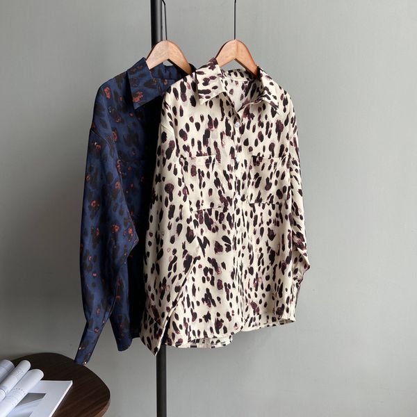 mooirue 2020 spring new vintage shirt women leopard print korean loose thin chic long-sleeved shirt, White
mooirue 2020 spring new vintage shirt women leopard print korean loose thin chic long-sleeved shirt, White