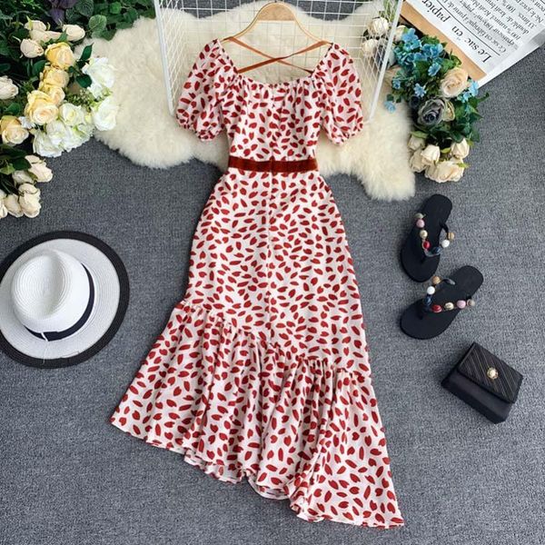 women square collar floral printed boho dress fashion beach summer dresses ladies strapless long irregular ruffle dress vestidos, Black;gray
women square collar floral printed boho dress fashion beach summer dresses ladies strapless long irregular ruffle dress vestidos, Black;gray