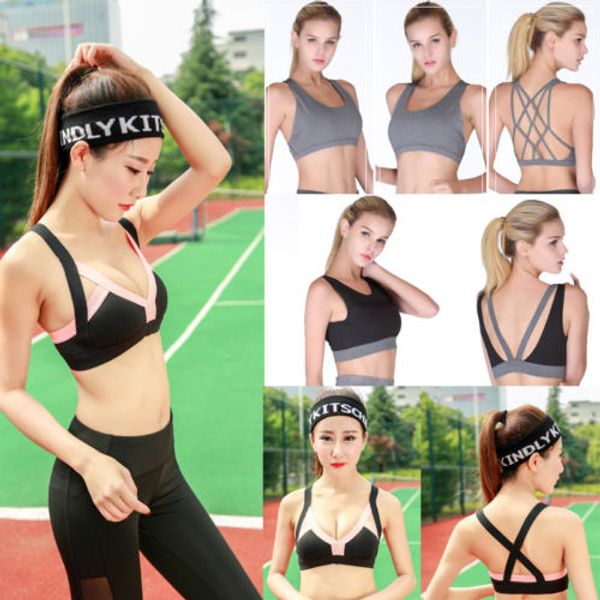 2018 smuuer new women yoga fitness stretch workout seamless women sport bra contrast color bandage sports bra, White;red
2018 smuuer new women yoga fitness stretch workout seamless women sport bra contrast color bandage sports bra, White;red